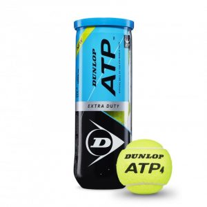Tubo 3 Pelotas De Tenis Dunlop Atp Extra Duty
